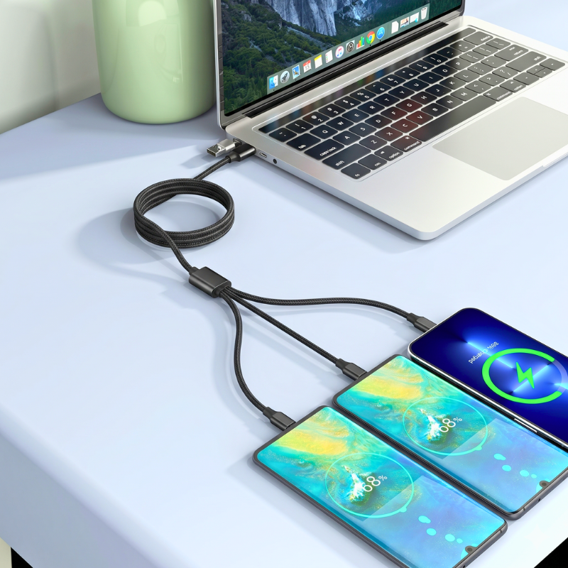 Axora™ PowerLink 3-in-1 Charging Cable