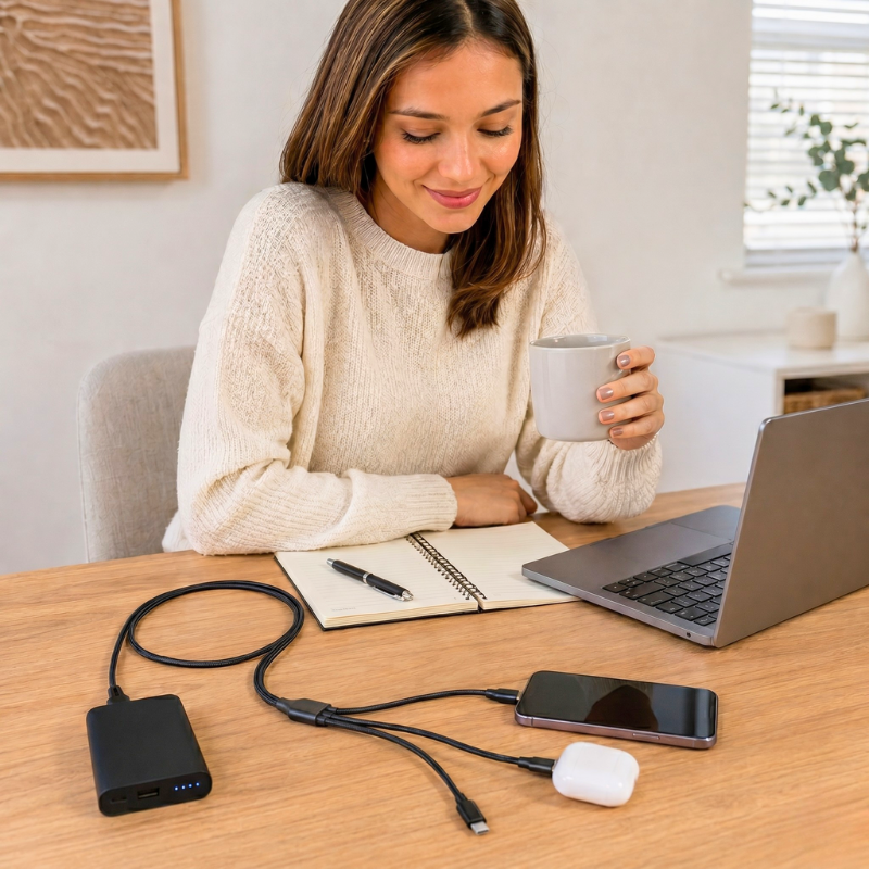 Axora™ PowerLink 3-in-1 Charging Cable